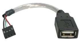 StarTech USB kábel k základnej doske F/F sivá / Kábel / USB / 0,15 m (USBMBADAPT)