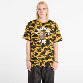 Tričko A BATHING APE 1St Camo College Tee UNISEX Yellow M