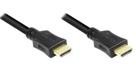 Good Connections HDMI 1.4b kábel čierna / Prepojovací kábel / HDMI-HDMI / 0,75 m / pozlátené konektory (4514-007)