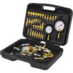 KS Tools 150.2325 Súprava na testovanie tlaku systému vstrekovania paliva Master pre benzínové motory, 42 ks; 150.2325