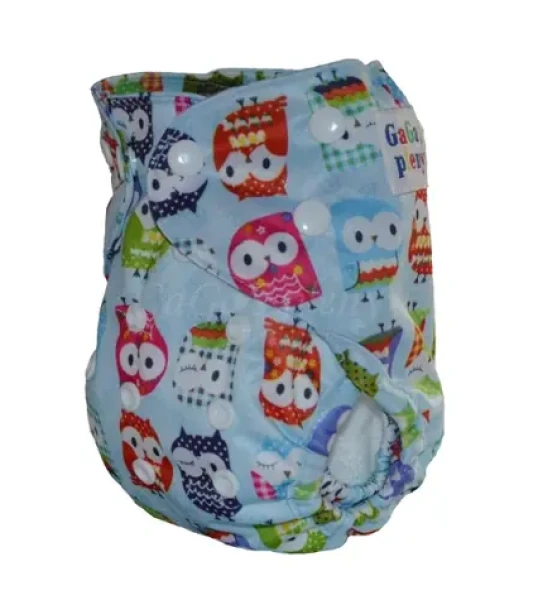 GaGa's Novorodenecké vrchné nohavičky Sovičky na patentky (8594197443433)