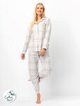 Kľúč LNS 401 B25 long/r S-XL dámske pletené pyžamo světle růžová S