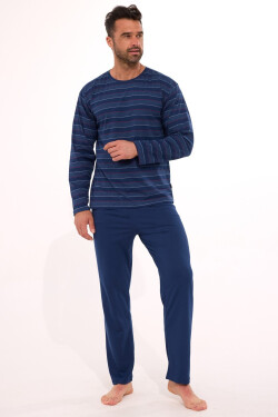 Cornette Various 138/56 long/r 3XL-5XL pánske pyžamo tmavě modrá 5XL
