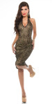 Sexy KouCla Neckholderdress withl lace and gold SAFIR S