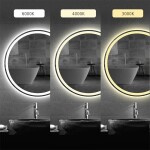 REA - Zrkadlo LED 90cm BAS HOM-05521