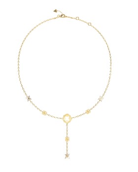 Guess Elegantný pozlátený náhrdelník Wild Flower JUBN05496JWYGT/U