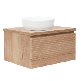 Kúpeľňová skrinka pod umývadlo Naturel Savona 98x43x44, 8 cm dub halifax mat SAVONA100DHD SAVONA100DHD