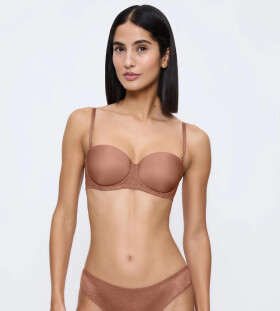 Triumph Signature Sheer - neviditeľná podprsenka s odnímateľnými ramienkami Triumph TOASTED ALMOND 80F