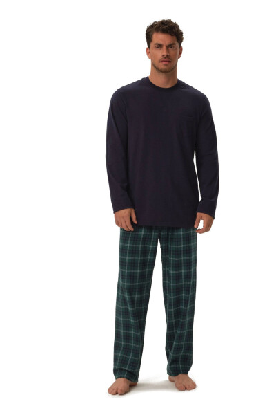 Pánske pyžamo 41913 Herb dark blue - HENDERSON tmavě modrá L