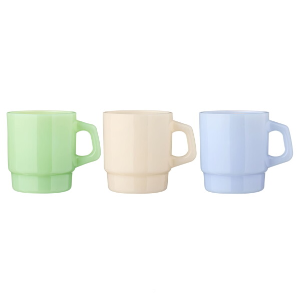 Ib Laursen Hrnček z borosilikátového skla Colours modrý