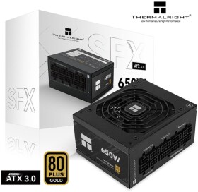 Thermalright Thermalright TR-TGFX 650W 80 PLUS Gold Netzteil, ATX 3.0, SFX - 650 Watt, schwarz