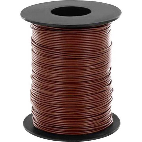 BELI-BECO L125BR25 opletenie / lanko, 1 x 0.25 mm², hnedá, 25 m; L125BR25