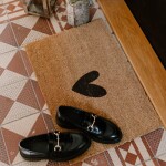 Bella Rose Rohožka z kokosových vlákien Srdiečko