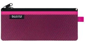 Leitz Wow Dvojité textilné vrecko M ružová / Nylonová sieťovina / 210 x 85 mm (40120023)