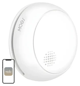 MOES SSD01 / Detektor dymu / ZigBee / hlasitosť 85 dB / autotest batérie (ZSS-HM-SSD01-A-MS)