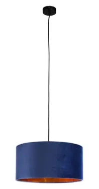 Smartwares stropné svietidlo zamatové modro-zlaté 40 cm / Stropné svietidlo / pätica E27 / IP20