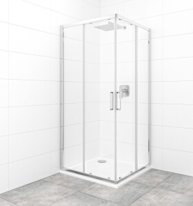 Sprchovací kút štvorec 90x90 cm SAT TEX SATBKTEXQ90CRT SATBKTEXQ90CRT