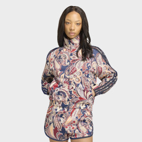 Bunda adidas Liberty London Firebird Satin Track Top Multicolor/ Night Indigo S