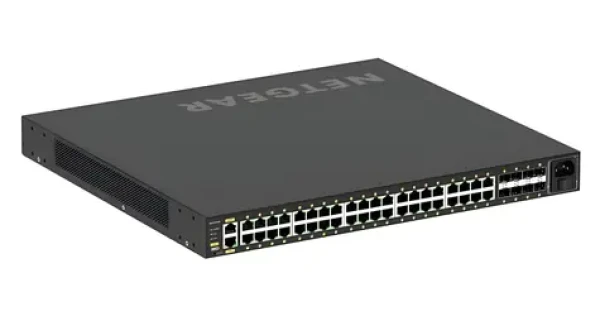 Netgear M4250-40G8F-PoE+ / Switch / Riadený / 40x Gigabit PoE+ / 8x SFP (GSM4248P-100EUS)