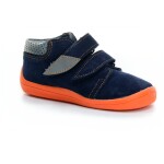 Beda (bf 0001/w/m/2) blue mandarine členkové barefoot topánky s membránou 22 EUR
