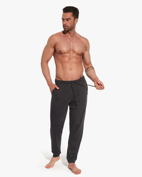 Cornette 331/02 S-2XL pánske pyžamové nohavice grafit L
