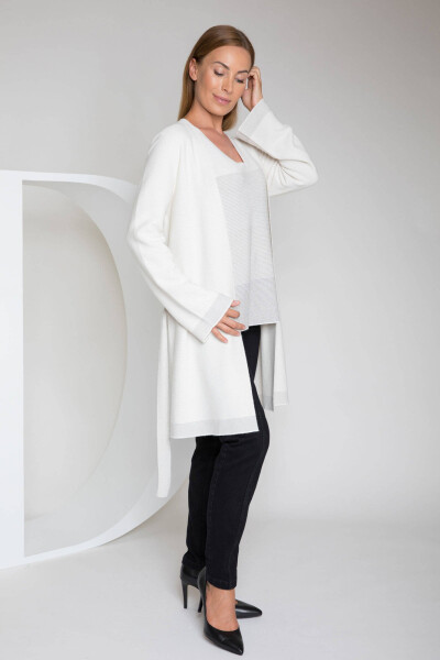 Deni Cler Milano Cardigan T-Dc-U454-0M-20-11-1 White 34