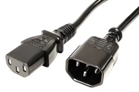 Value Predlžovací napájací kábel IEC320 C14-C13 čierny / Napájací kábel / 1,8 m (19.99.1515)