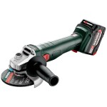 Metabo W 18 7-125 602371510 akumulátorová úhlová brúska 125 mm, bez kefiek, + 2. akumulátor, + púzdro, vr. nabíjačky, 18 V, 4.0 Ah; 602371510