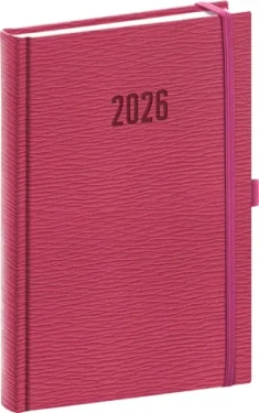 NOTIQUE Denný diár Rivoli 2026 ružový / 15 x 21 cm (PGD-DA5RI-6017)
