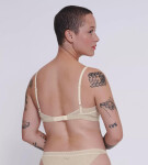 Dámske nohavičky GO Ribbed R Bralette - GRAY - St. béžová M013 - SLOGGI GRAY S