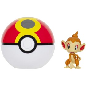 Jazwares Pokémon Clip N Go Poké Ball Chimchar a Repeat Ball