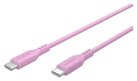 Goobay Silicone ružová / Dátový kábel / USB-C / 1,5 m (77746)
