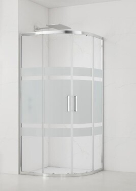Sprchovací kút štvrťkruh 80x80 cm SAT TEX SIKOTEXS80CRS SIKOTEXS80CRS