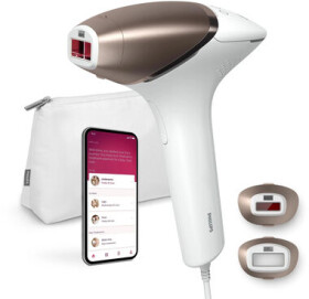 Philips Lumea Prestige IPL 8000 BRI945/00 biela / IPL epilátor / 5 režimov / počet zábleskov: 450000 / 2 nástavce (BRI945/00)