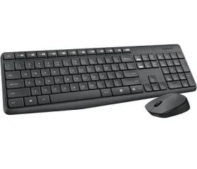 Logitech Wireless Desktop MK235 IT / Klávesnica / Myš / USB / Šedá / IT (920-007913)