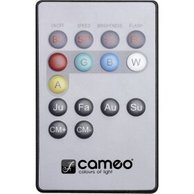 Cameo FLAT 1 REMOTE diaľkové ovládanie Vhodné pre: PAR reflektor (d x š x v) 85 x 52 x 7 mm; CLPFLAT1REMOTE - Cameo Flat PAR Can Remote