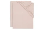 Jollein Prestieradlo napínacie 120x60 cm 2 ks Wild Rose / Pre matrac do 120 x 60 cm (2511-507-67069)