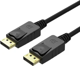 Unitek DisplayPort kábel čierna / Kábel / DisplayPort - DisplayPort / pozlátené konektory / 2 m (Y-C608BK)