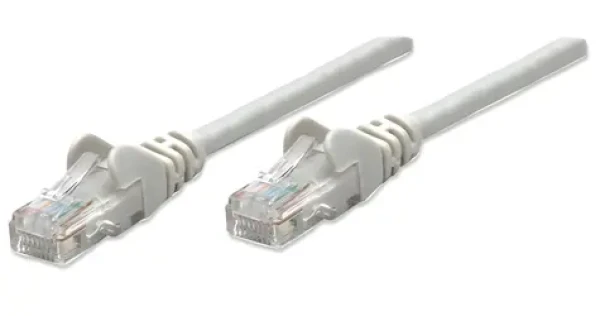 Intellinet Patch kábel Cat5e šedá / Sieťový kábel / U/UTP / 1 m / RJ-45 (318921)