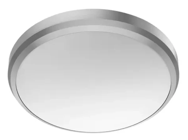 Philips Doris LED 6W matný nikel / Vonkajšie prisadené svietidlo / 600lm / 4000K / IP54 / 22cm (SKL000396629)