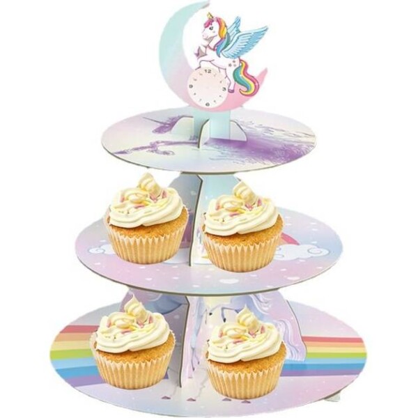 Papierový stojan na muffiny a cupcaky Unicorn - Cakesicq - Cakesicq
