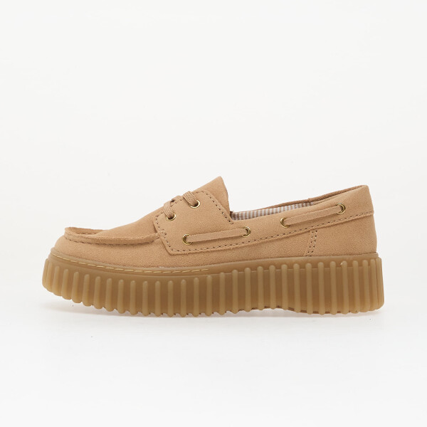 Tenisky Clarks Torhill Boat Beige Suede EUR 38