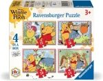 Ravensburger Puzzle Medvedík Pú 4v1