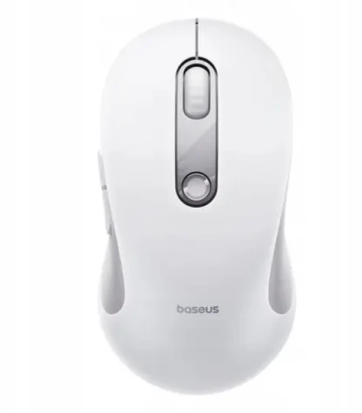 Baseus F02 biela / Bezdrôtová myš / Bluetooth / tiché tlačidlá / 70 g (B0203202)
