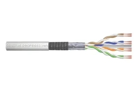 Digitus Inštalačný kábel CAT 6 SF-UTP sivá / Inštalačný kábel / AWG 26/7 / LSZH / 305 m / simplex (DK-1633-P-305)