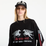 Tričko REPRESENT Mesh Pegasus Long Sleeve T-Shirt UNISEX Jet Black XS