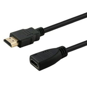 SAVIO CL-132 Kábel HDMI A - HDMI AM/F predlžovací 1m čierna (KBASAVHDM0005)