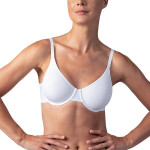 Dámska nevyztužená podprsenka MICROFIBER SOFT CUP BRA - BELLINDA - biela 80 B