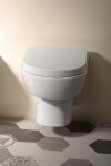 AQUALINE - MODIS závesná WC misa, 36x52cm, biela MD001