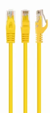 Gembird PP6U-1.5M CAT6 UTP 1.5m žltá / Patch kábel / RJ45 (PP6U-1.5M/Y)